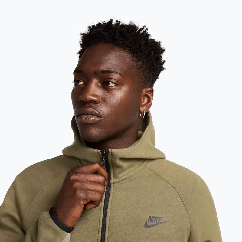 Men's sweatshirt Nike Tech Windrunner Full Zip medium olive/light army/black 4