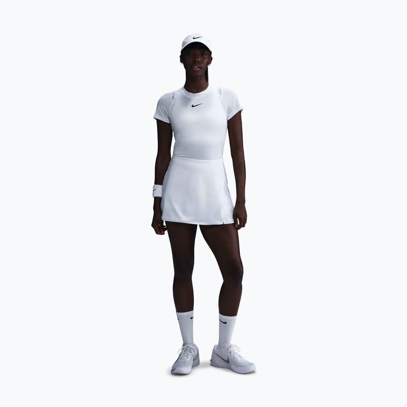 Tennis skirt Nike Victory Dri-Fit Straight Pleated white/black 2