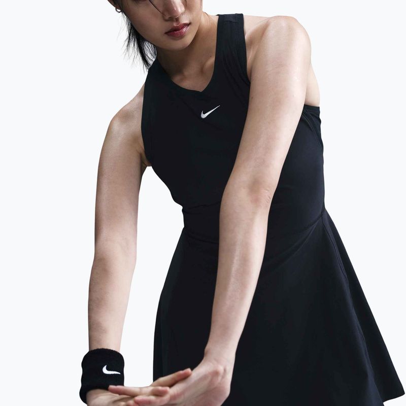 Tennis dress Nike Victory Dri-Fit black/white 5