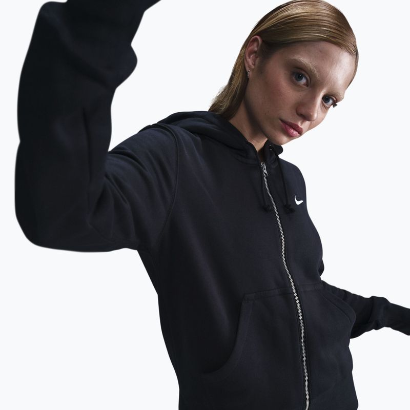 Women's sweatshirt  Nike Sportswear Phoenix Fleece Full Zip black/sail 6