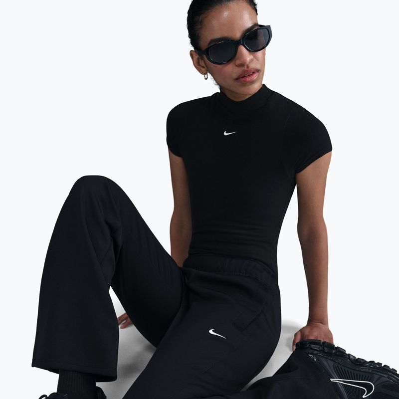Women's trousers Nike Sportswear Windrunner black/black/white 4