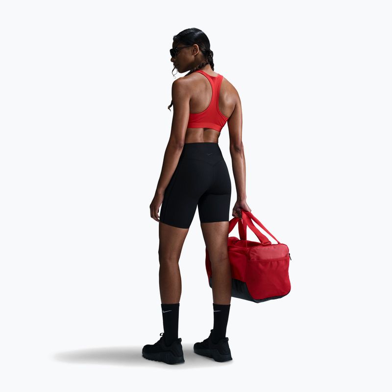 Women's training shorts Nike Universa High Waisted Biker 8" black/anthracite/dark smoke grey 3
