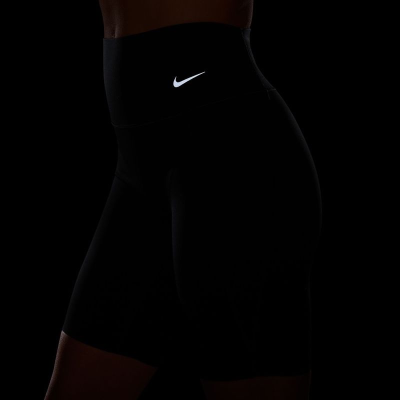 Women's training shorts Nike Universa High Waisted Biker 8" black/anthracite/dark smoke grey 8