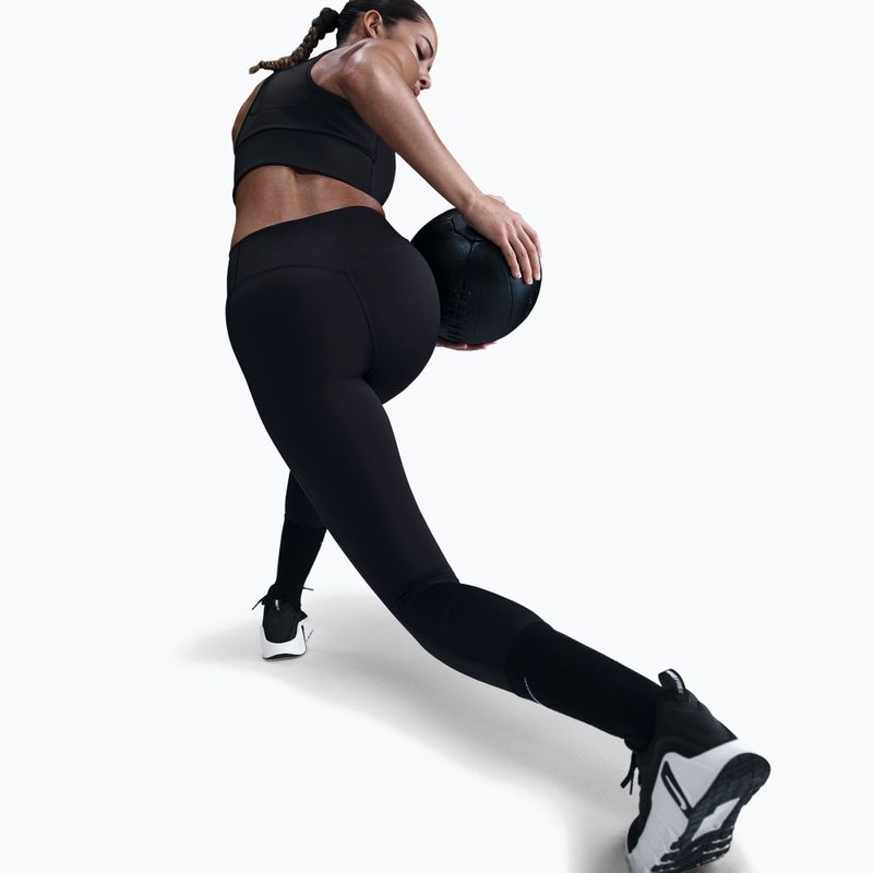 Women's training leggings Nike Universa High-Waisted 7/8 black/anthracite/dark smoke grey 5