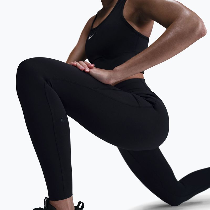 Women's training leggings Nike Universa High-Waisted 7/8 black/anthracite/dark smoke grey 6