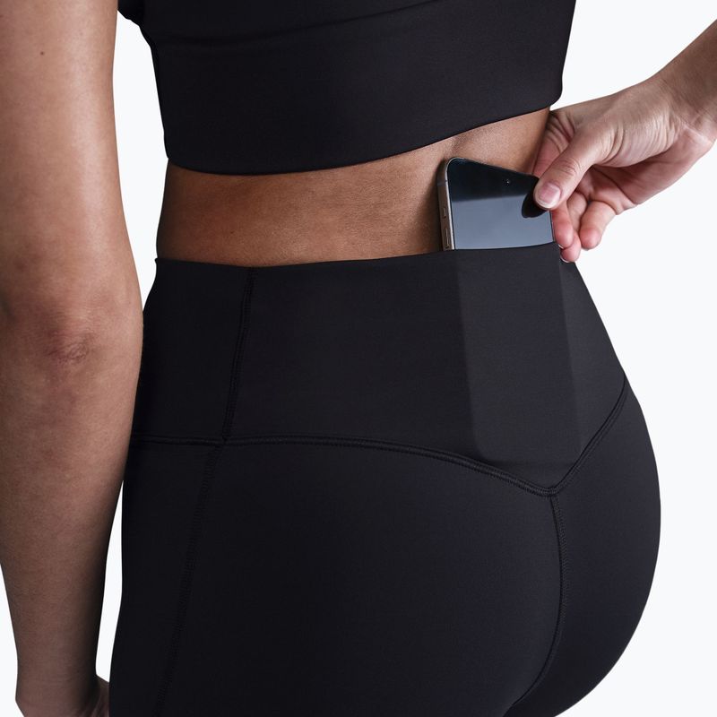 Women's training leggings Nike Universa High-Waisted 7/8 black/anthracite/dark smoke grey 7