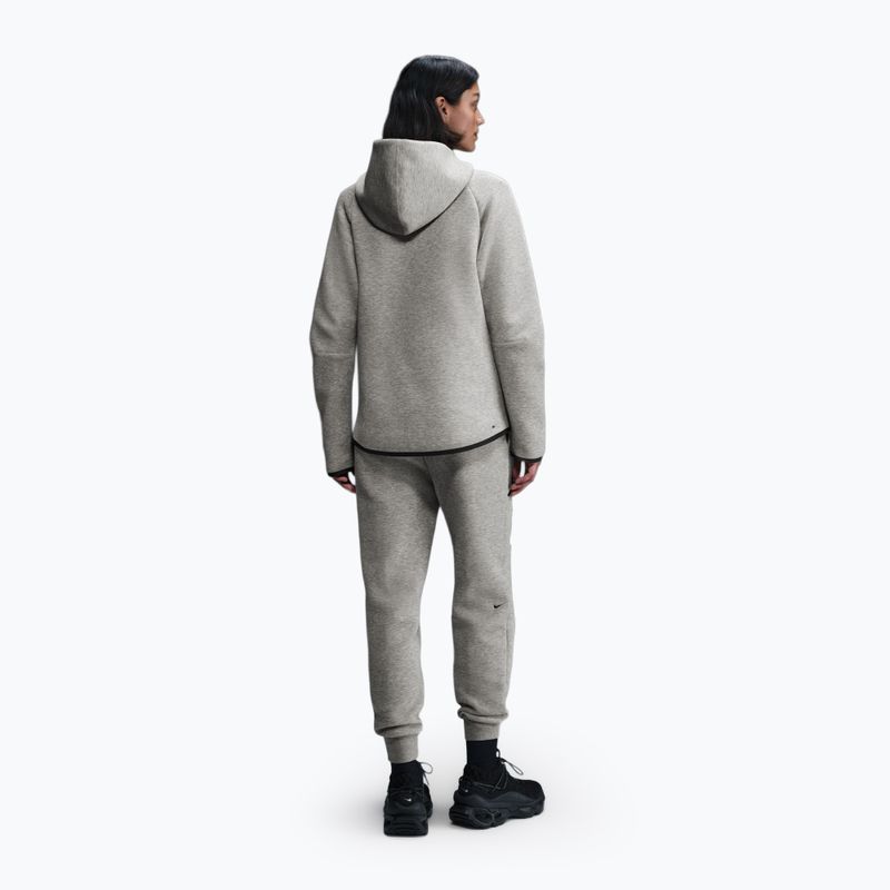 Women's sweatshirt Nike Sportswear Tech Fleece Windrunner dark grey heather/black 3