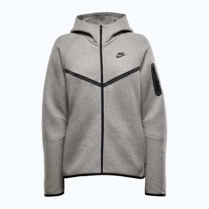 Women's sweatshirt Nike Sportswear Tech Fleece Windrunner dark grey heather/black 6