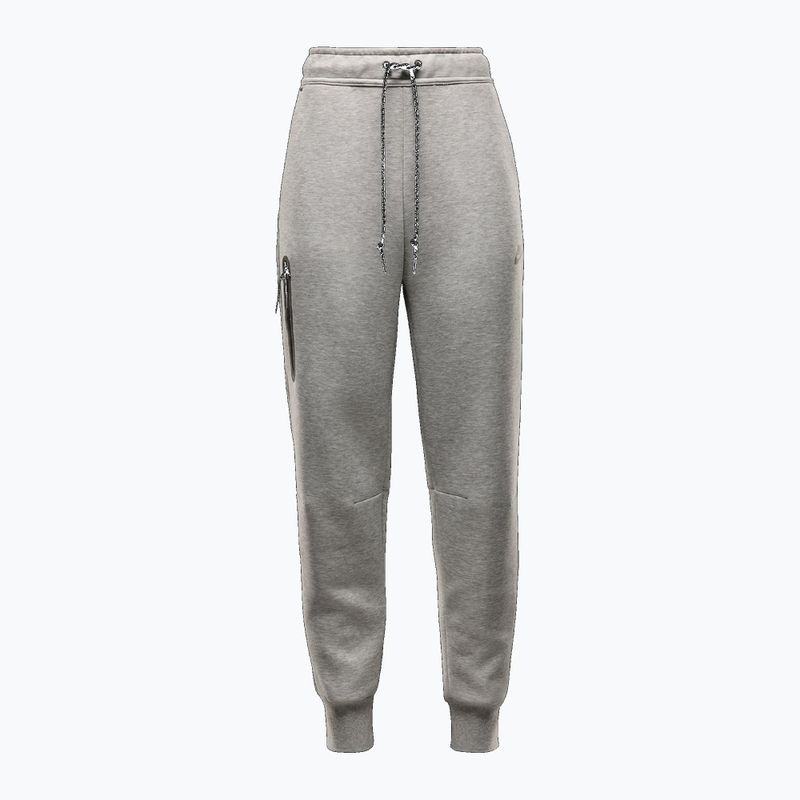 Women's trousers Nike Sportswear Tech Fleece Mid-Rise dark grey heather/black 6