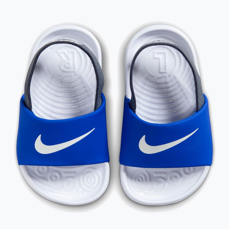 Children's flip-flops Nike Coffee game royal/thunder blue/white/white 4