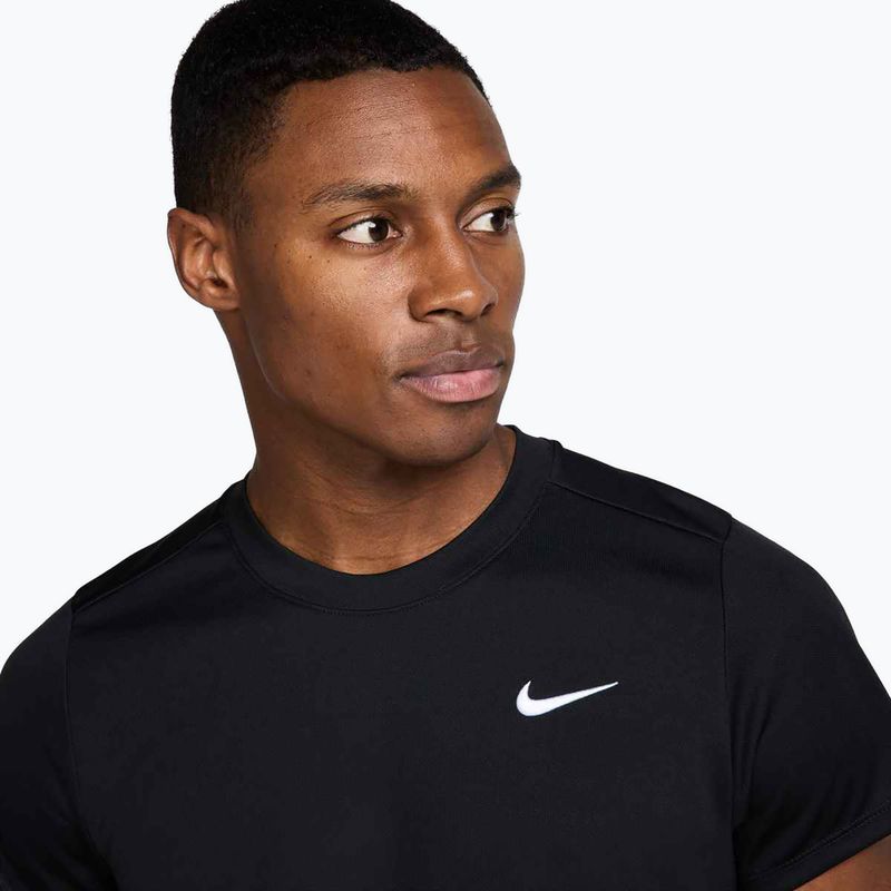 Men's tennis t-shirt Nike Court Dri-Fit Victory black/white 4