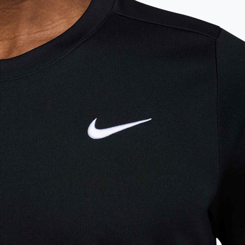 Men's tennis t-shirt Nike Court Dri-Fit Victory black/white 5