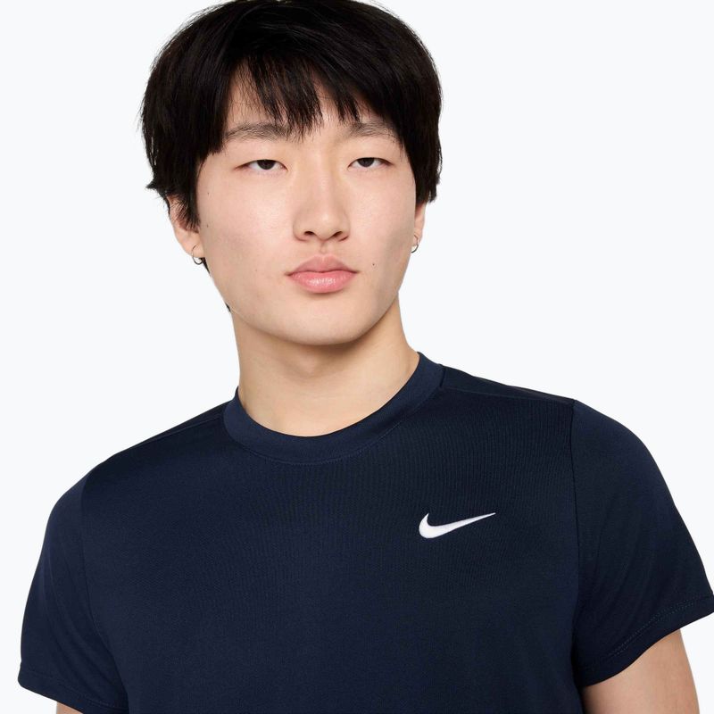 Men's tennis shirt Nike Court Dri-Fit Victory obsidian / white 4