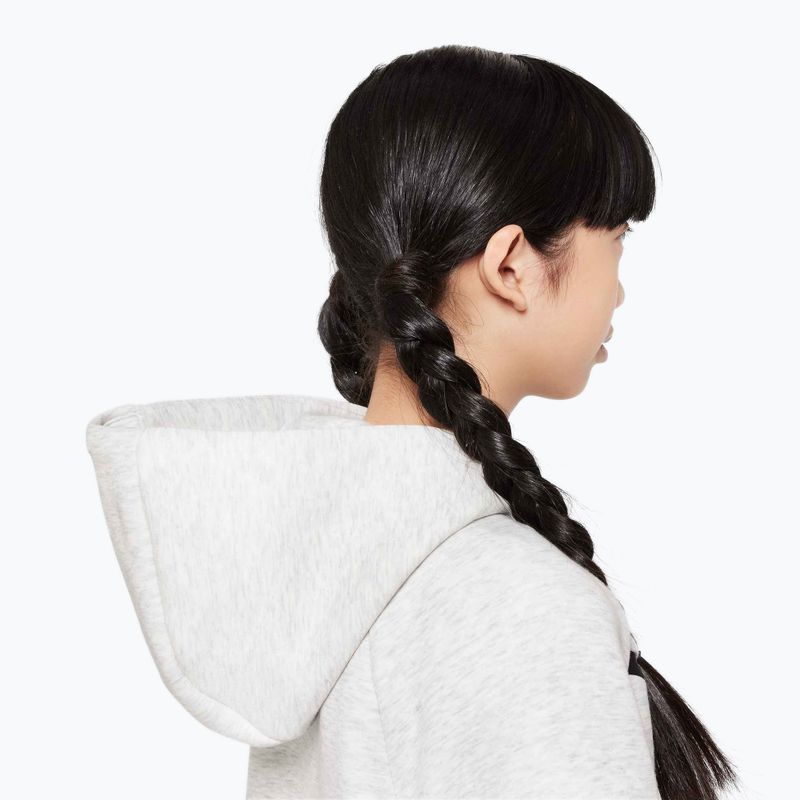 Kids' sweatshirt Nike Sportswear Tech Fleece light grey/heather/black/black 5