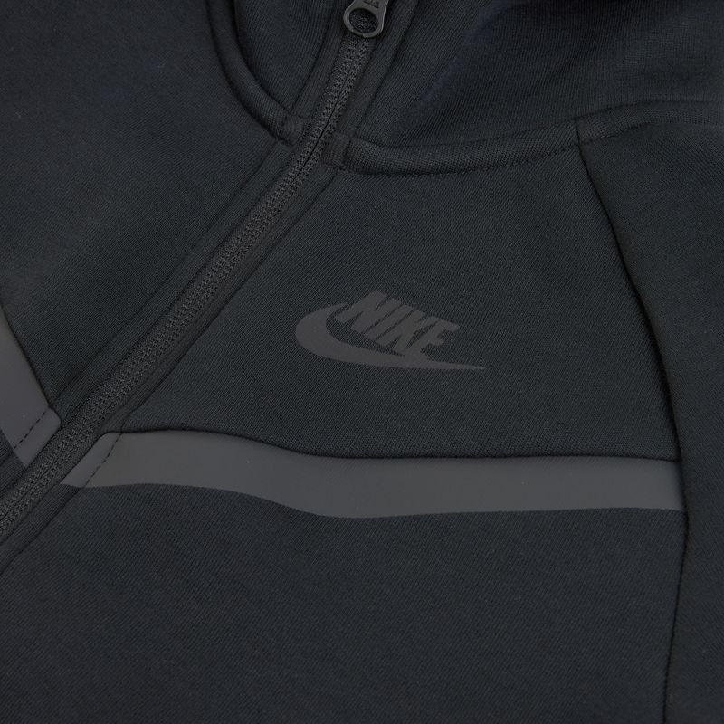 Children's sweatshirt Nike Sportswear Tech Fleece black/black/black 3