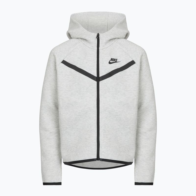 Children's sweatshirt Nike Sportswear Tech Fleece light grey/heather/black/black
