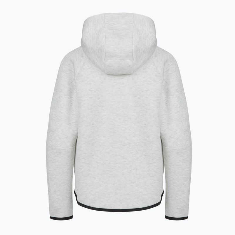 Children's sweatshirt Nike Sportswear Tech Fleece light grey/heather/black/black 2