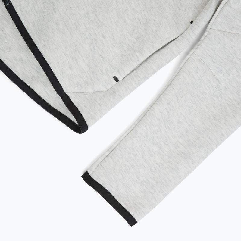 Children's sweatshirt Nike Sportswear Tech Fleece light grey/heather/black/black 4