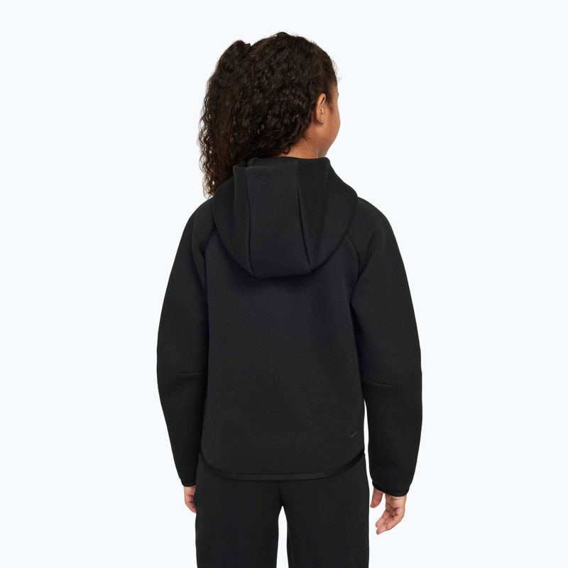 Kids' sweatshirt Nike Sportswear Tech Fleece black/black/black 3