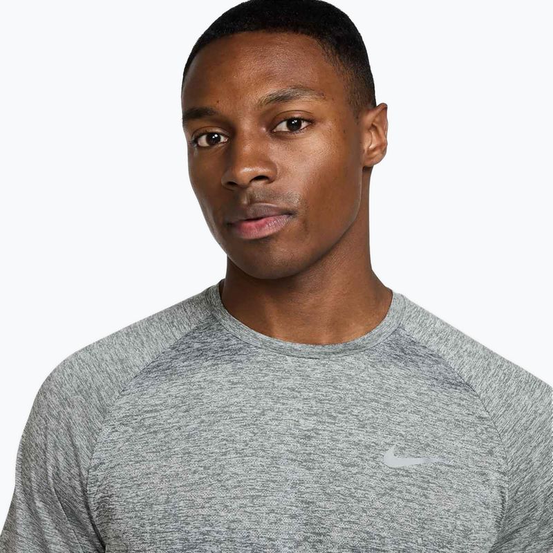 Men's running top Nike Stride ADV smoke grey / heather 3