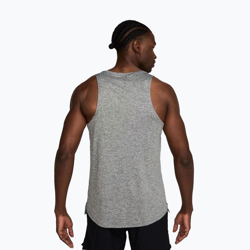 Men's running top Nike Stride Dri-Fit ADV smoke grey/heather 3
