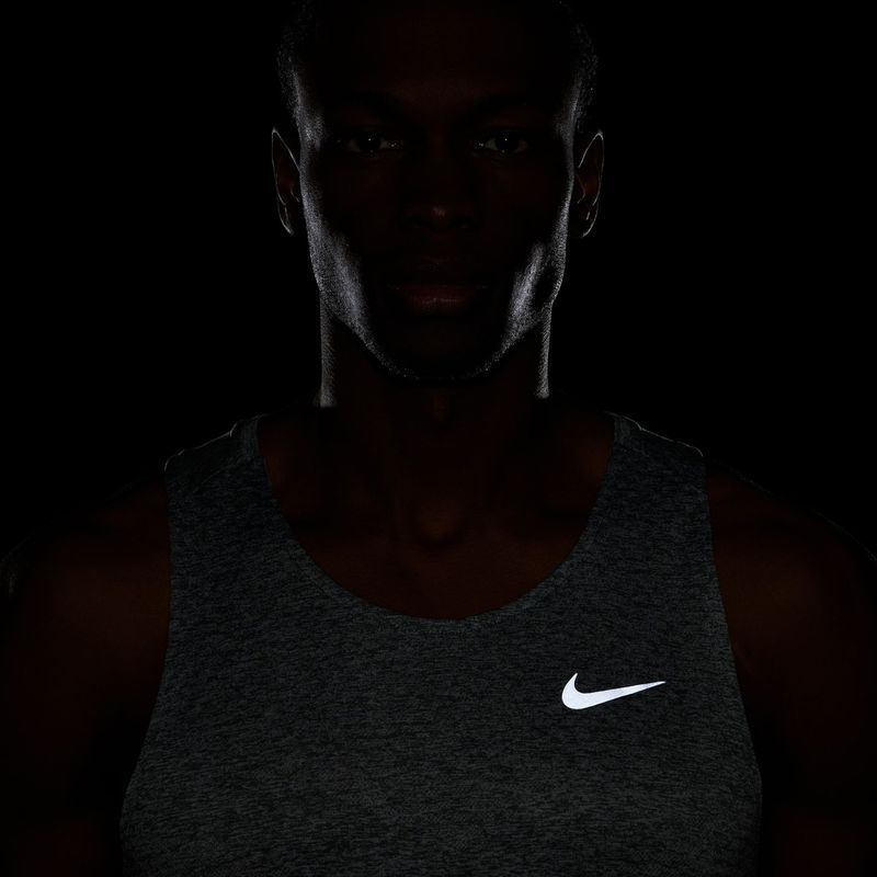 Men's running top Nike Stride Dri-Fit ADV smoke grey/heather 7