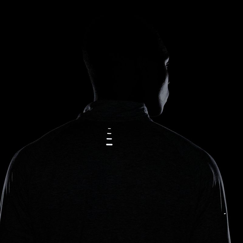 Men's running sweatshirt Nike Stride 1/4 Zip Dri-Fit smoke grey/heather 11