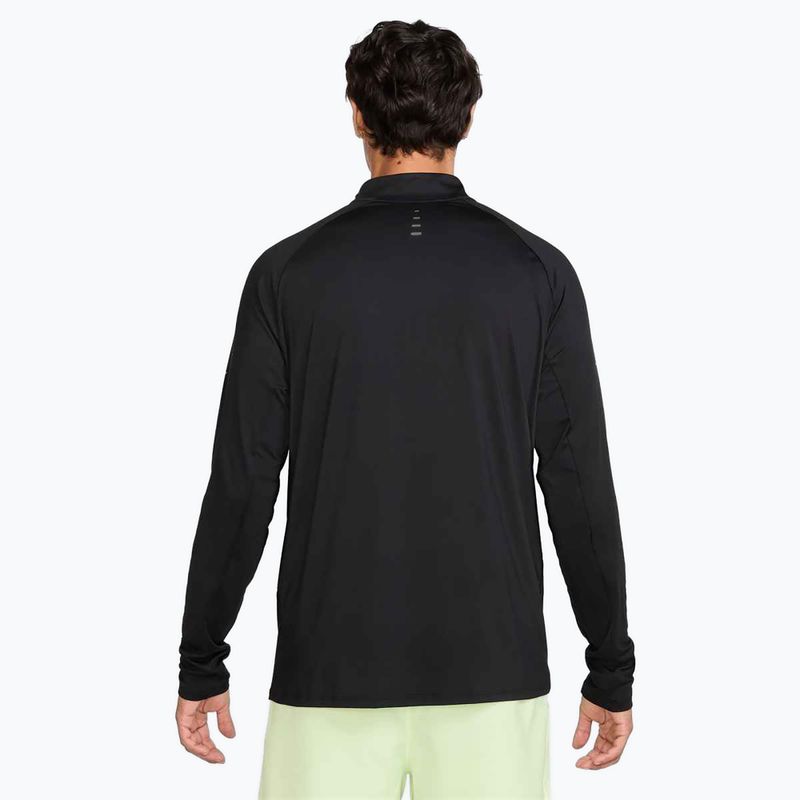 Men's Nike Stride 1/4 Zip Dri-Fit running sweatshirt black 3
