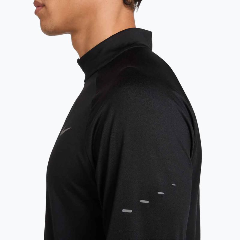 Men's Nike Stride 1/4 Zip Dri-Fit running sweatshirt black 6