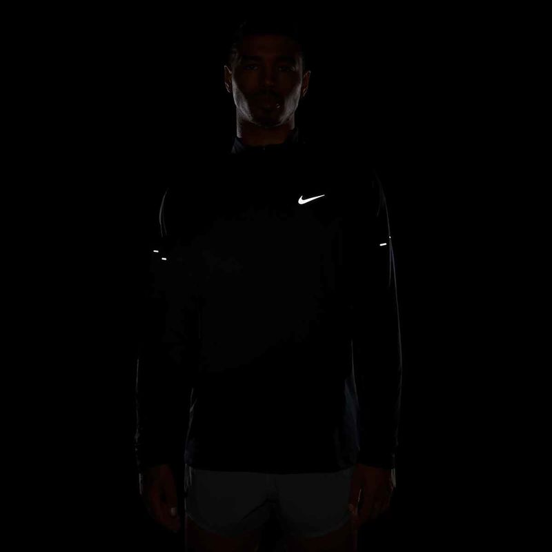 Men's Nike Stride 1/4 Zip Dri-Fit running sweatshirt black 8