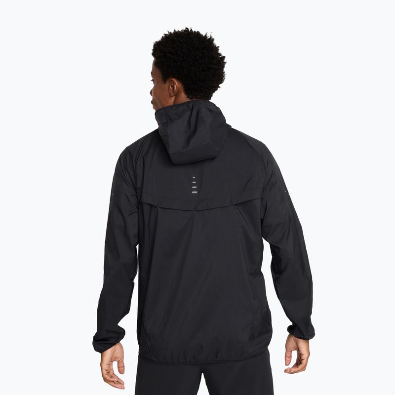 Men's running jacket Nike Stride Repel UV black/black 3