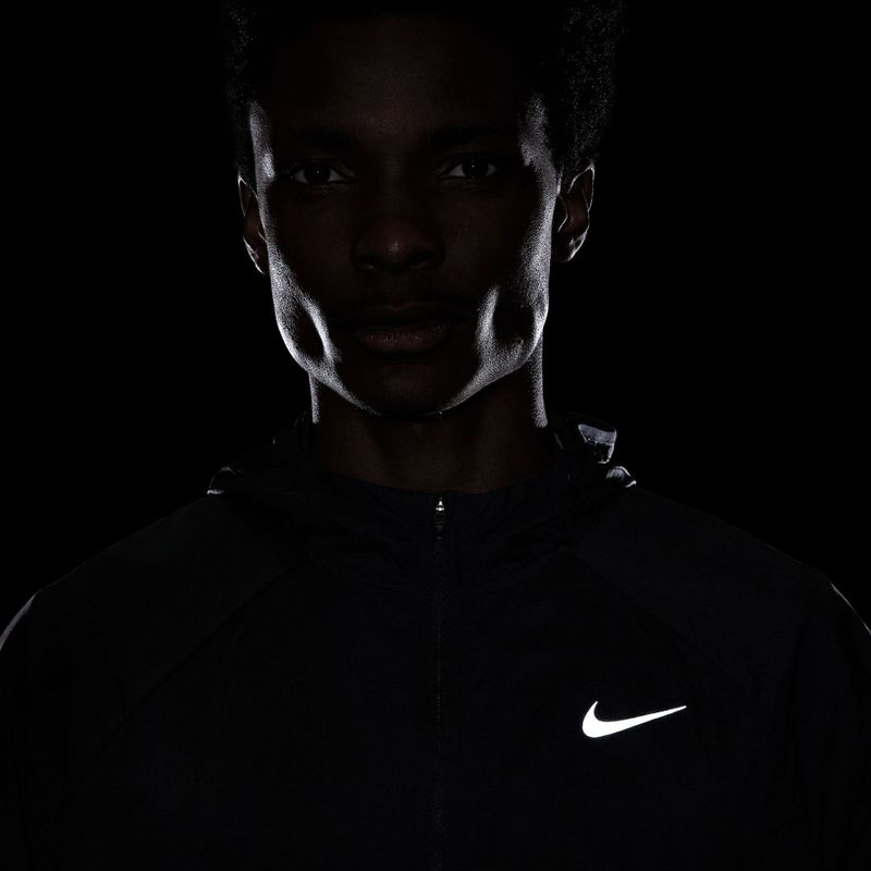Men's running jacket Nike Stride Repel UV black/black 7