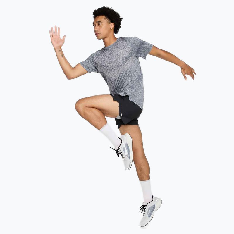 Men's Nike Stride ADV thunder blue / heather running shirt 2