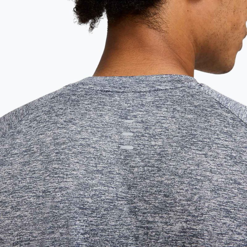 Men's Nike Stride ADV thunder blue / heather running shirt 5