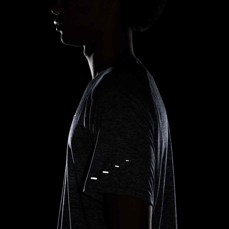 Men's Nike Stride ADV thunder blue / heather running shirt 9
