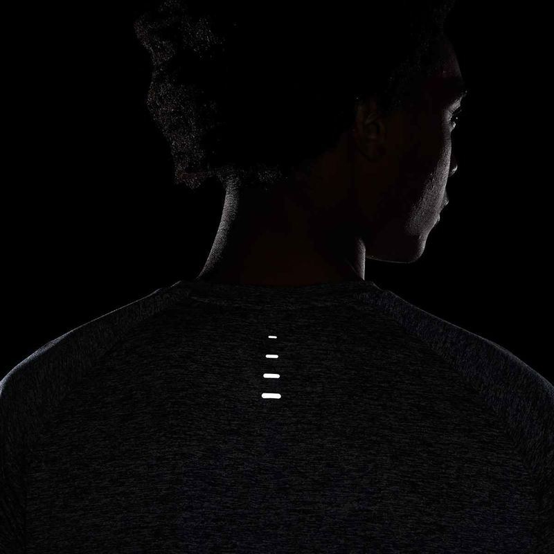 Men's Nike Stride ADV thunder blue / heather running shirt 10