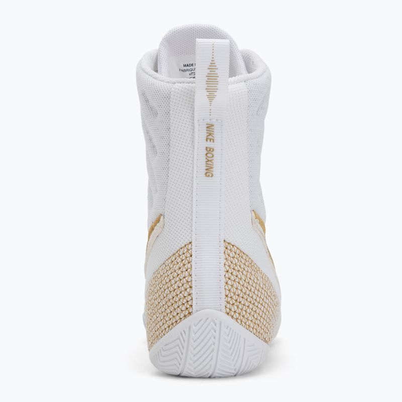 Nike Machomai 3 white/metallic gold boxing shoes 6