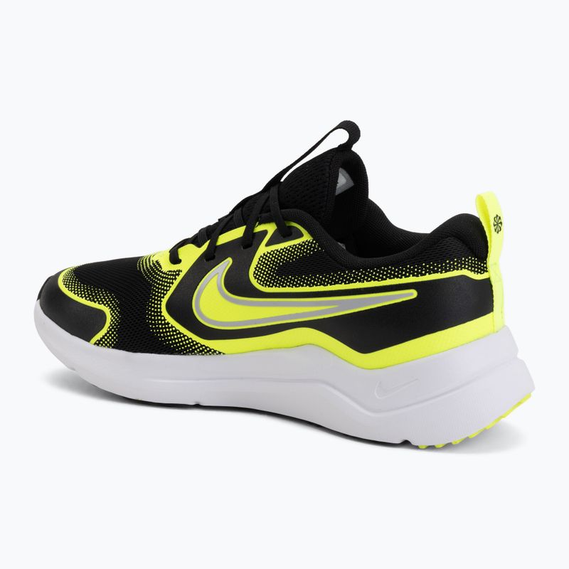 Children's shoes Nike Cosmic Runner black/volt/wolf grey 3