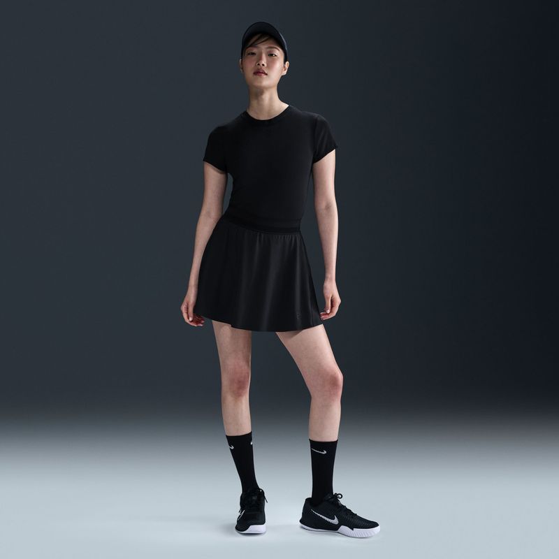 Tennis skirt Nike Court Dri-Fit Ace Advantage black/black 7