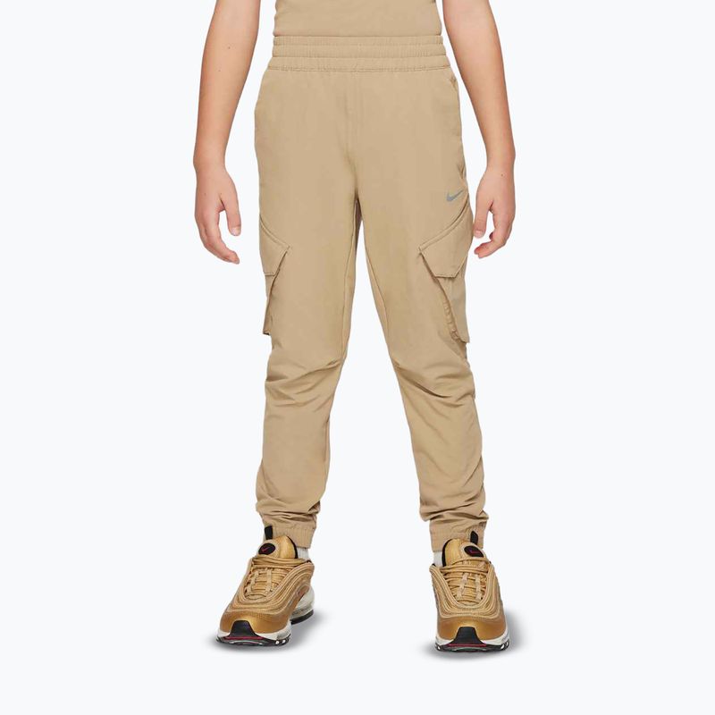 Nike Sportswear City Utility children's trousers parachute beige/black