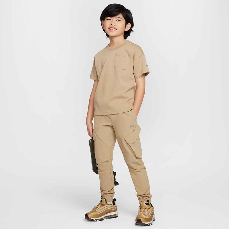 Nike Sportswear City Utility children's trousers parachute beige/black 2