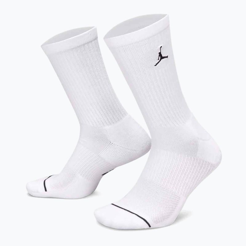 Jordan Everyday Cushioned Crew socks 6 pairs white/black 3