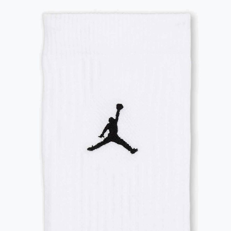 Jordan Everyday Cushioned Crew socks 6 pairs white/black 4