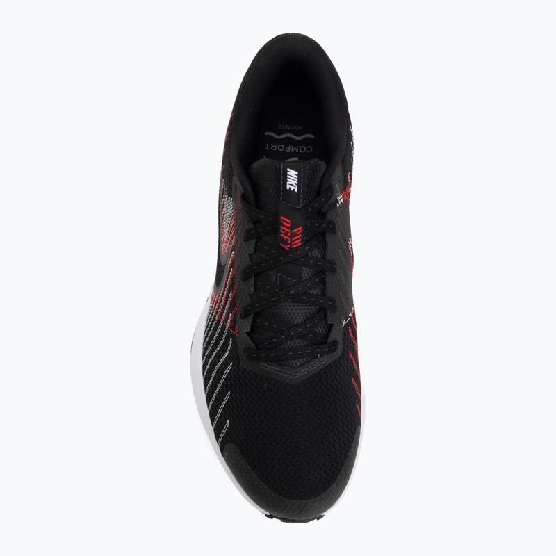 Men's running shoes Nike Run Defy black/university red/white/cool grey 5