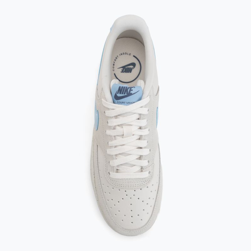 Women's shoes Nike Court Vision Low phantom/light bone/psychic blue 5