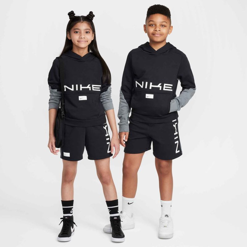 Children's training shorts Nike Multi Dri-FIT black/smoke grey/black/white 13