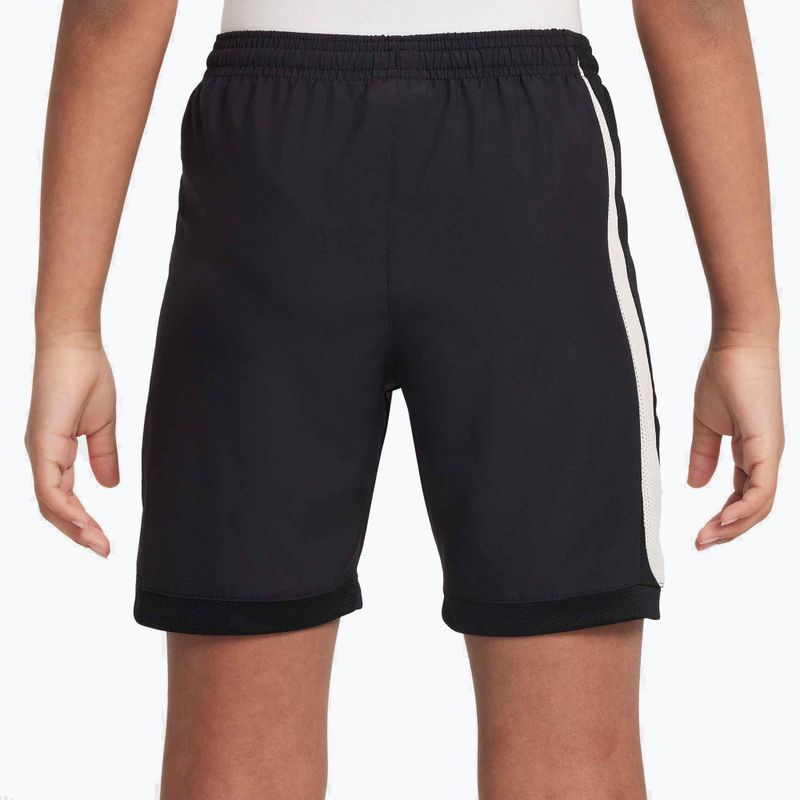 Children's football shorts Nike Academy Dri-Fit Jr black/black/pale ivory/ pale ivory 2