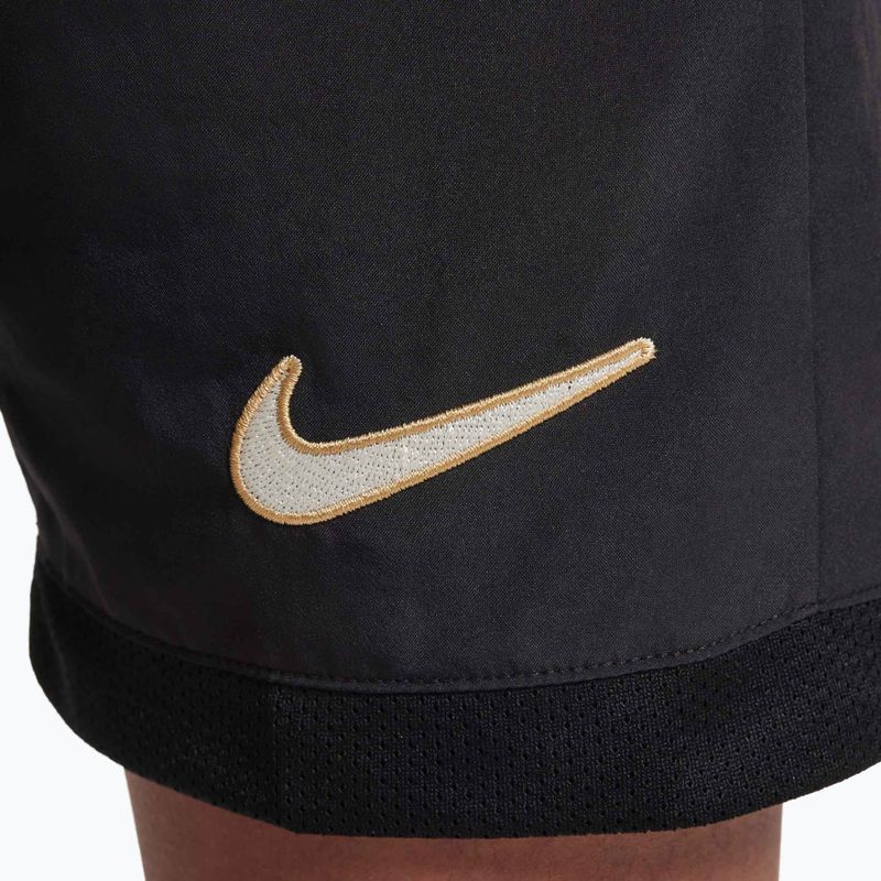 Children's football shorts Nike Academy Dri-Fit Jr black/black/pale ivory/ pale ivory 6