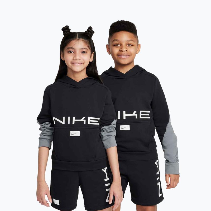 Children's sweatshirt Nike Multi Dri-FIT black/smoke grey/white 4