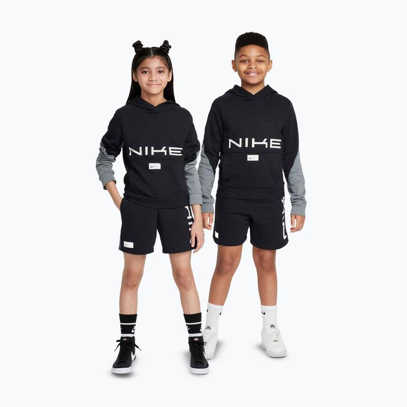 Children's sweatshirt Nike Multi Dri-FIT black/smoke grey/white 5